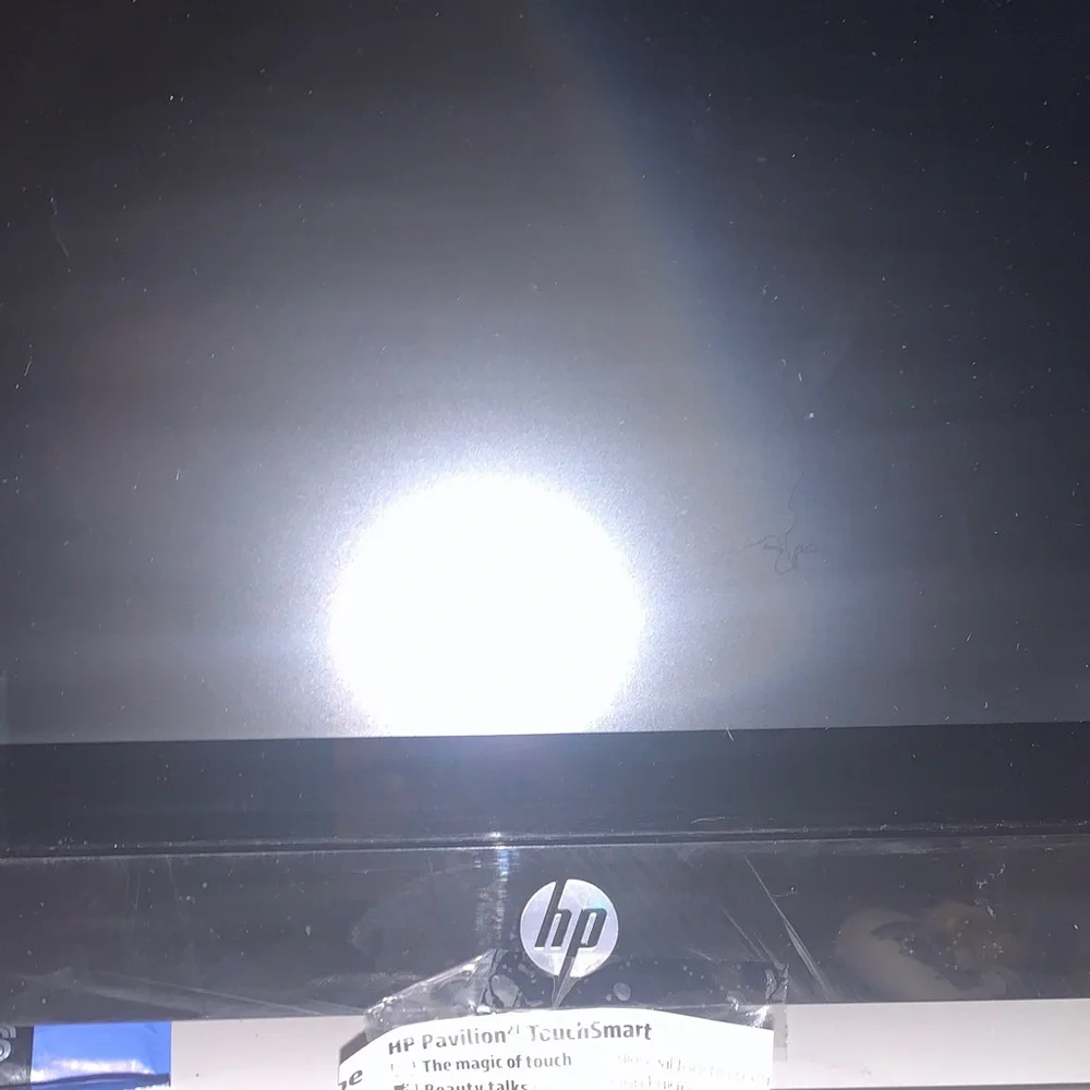 HP Pavilion TouchSmart Silver and Black Laptop